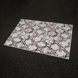 Anti-Slippery Latex Rugs (Size 130x60 cm) - Beige