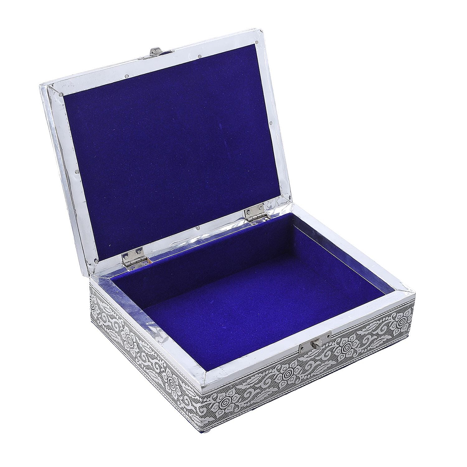 Handcrafted 3D Butterfly Embossed Storage Box (Size 21x16x6 cm)