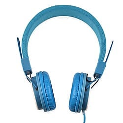 Closeout Deal - Adjustable Wired Headphones - Blue