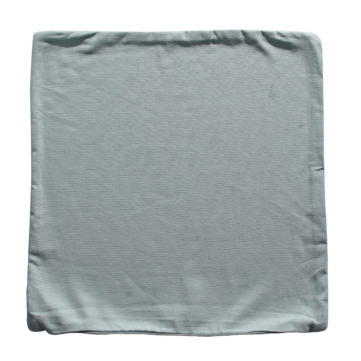 Set of 2 - 100% Cotton Knitted Jacquard Textured Cotton Cushion Cover (Size 45) - Mint