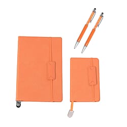 Set of 4 - A4 and A6 Notebook, Black Pen and Pencil - Green