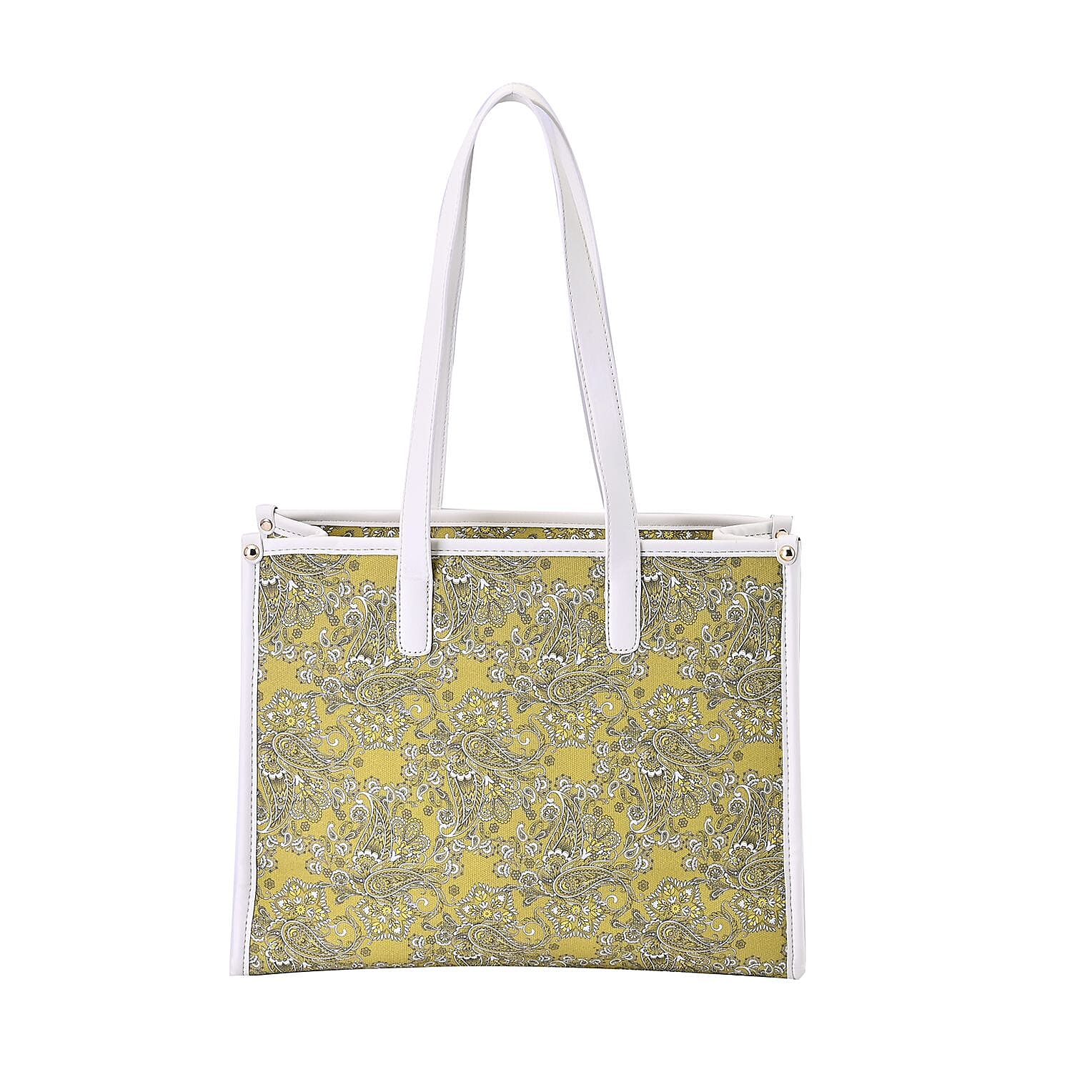 Designer tote bags store with zipper closure