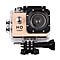 Waterproof 1080P Action Camera and Camcorder (Size 5x4x2 cm) - Gold