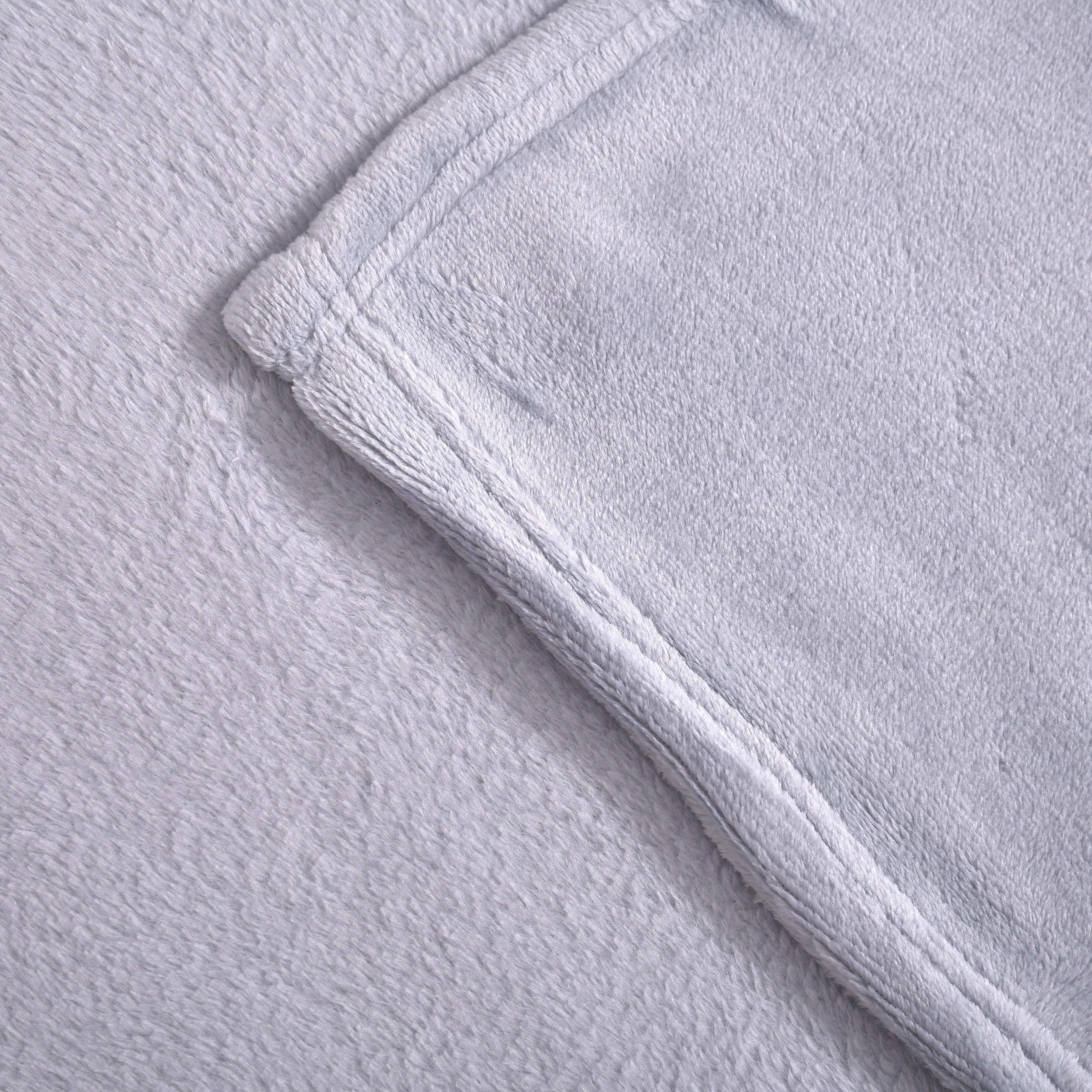 Solid Flannel Warm Blanket - Lilac