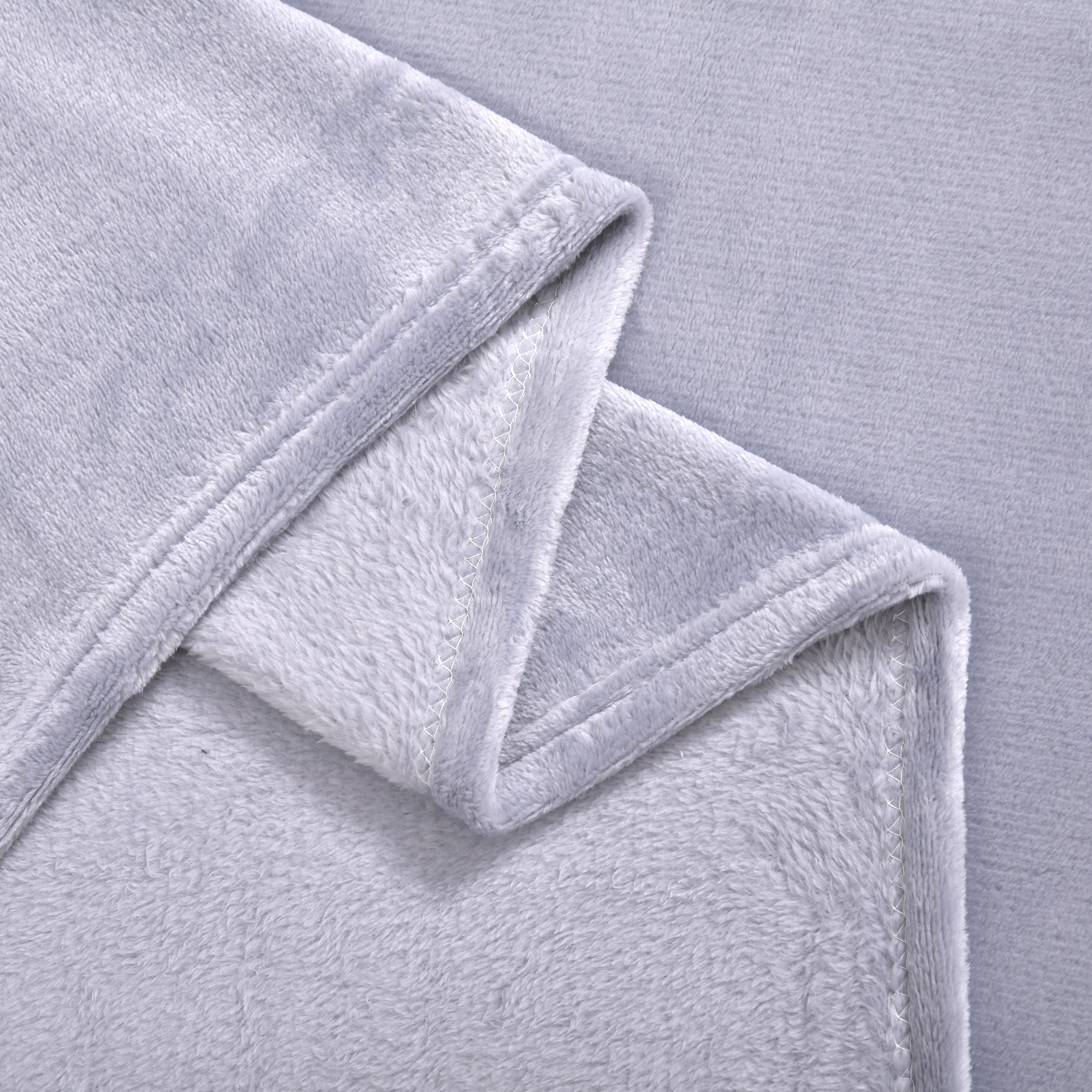 Solid Flannel Warm Blanket - Lilac