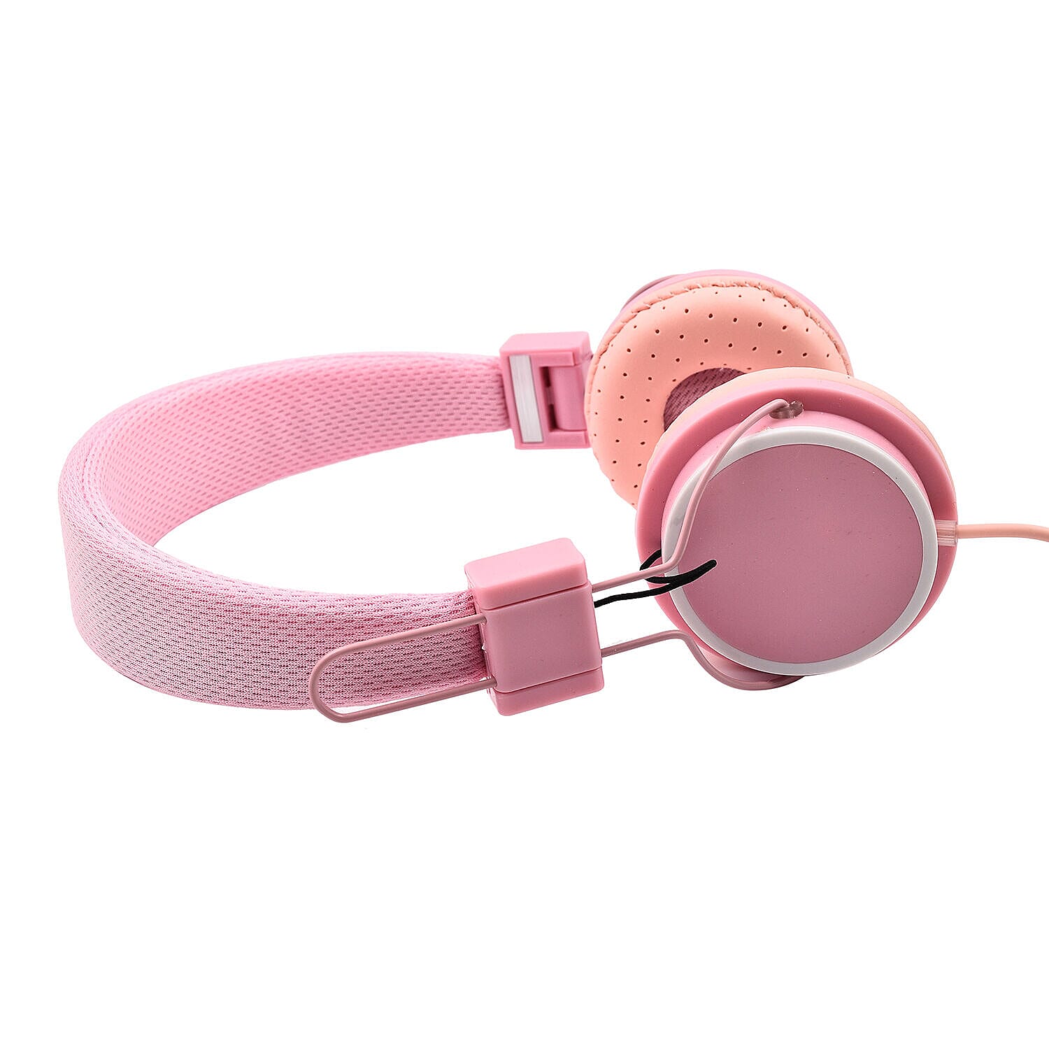 Adjustable Wired Headphones - Pink