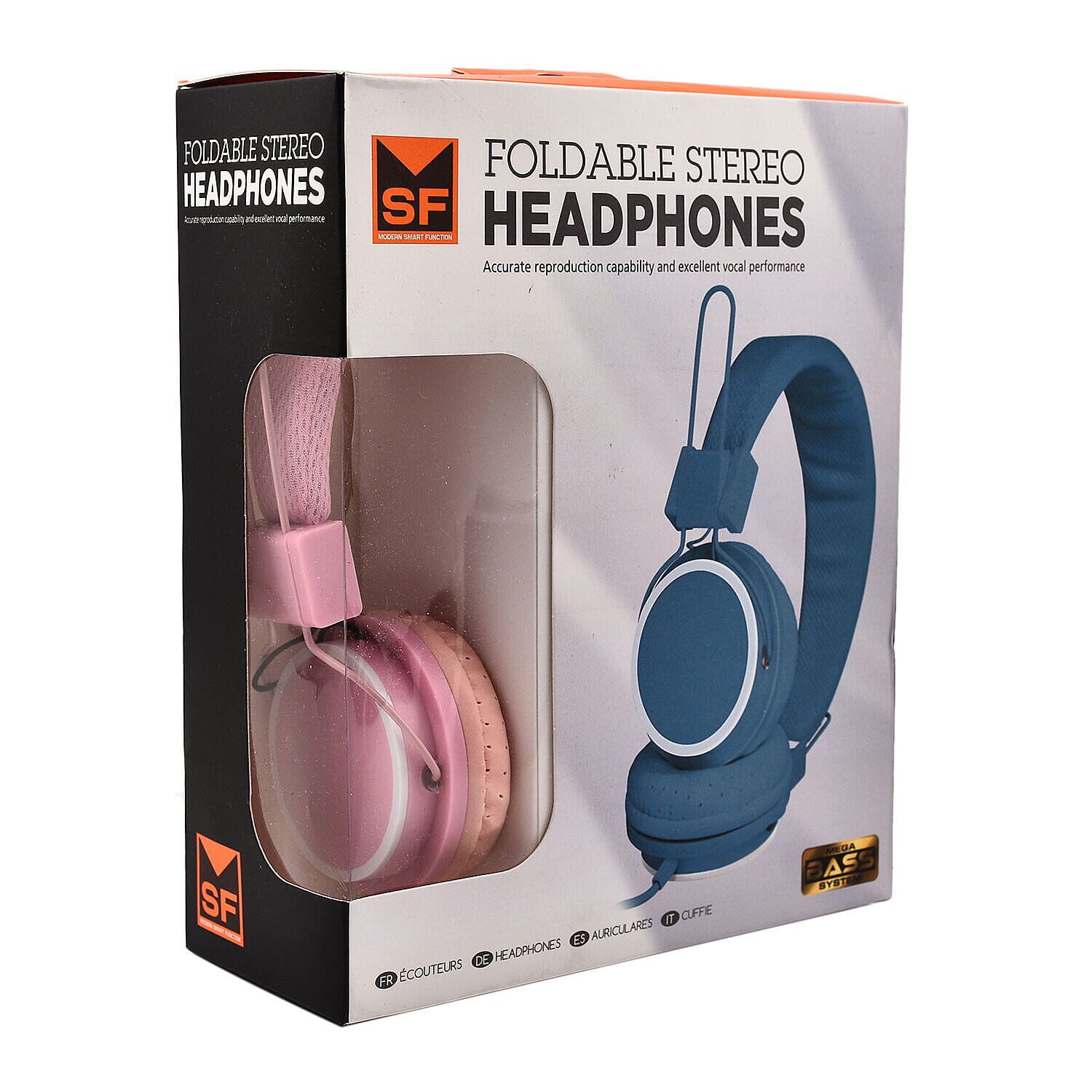 Adjustable Wired Headphones - Pink