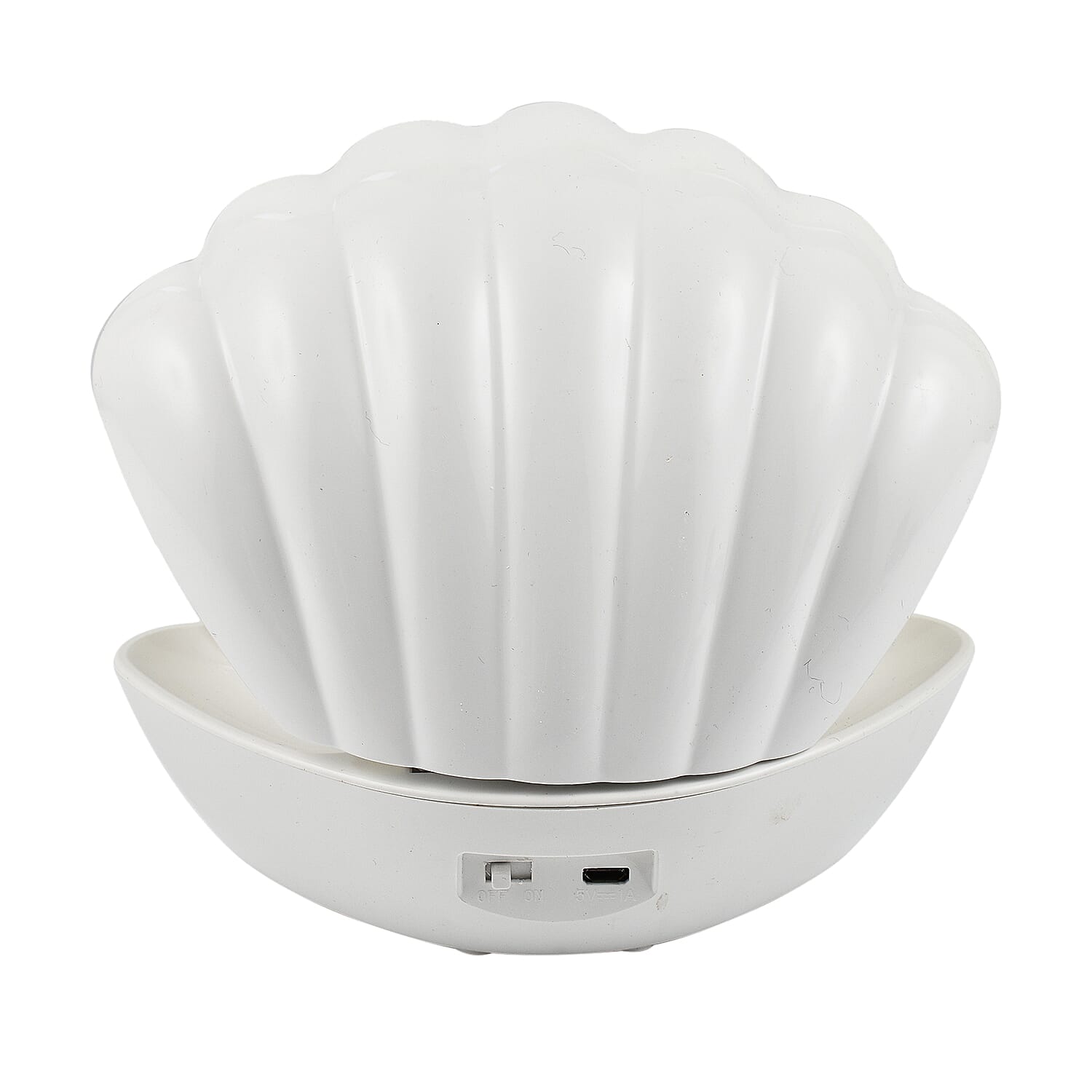 Sea Shell LED Colour Changing Glitter Mood Lamp with USB or Battery Powered