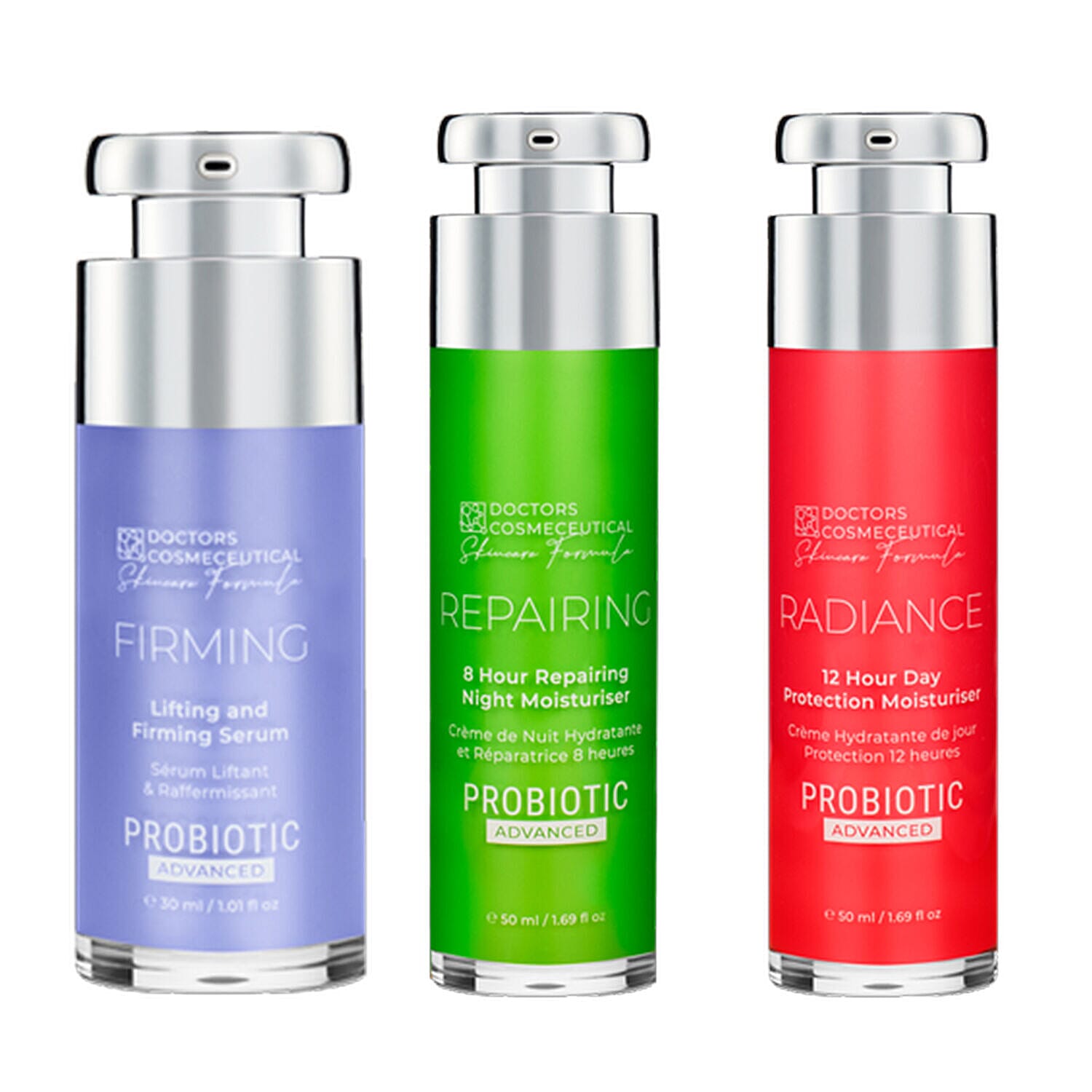 Doctors Formula Winter Kit: Probiotic Advanced Day Moisturiser + Lifting & Firming Serum + 8 Hour Repairing Night Moisturiser