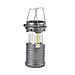 2-in-1 Camping Lantern with Folding Fan - Black