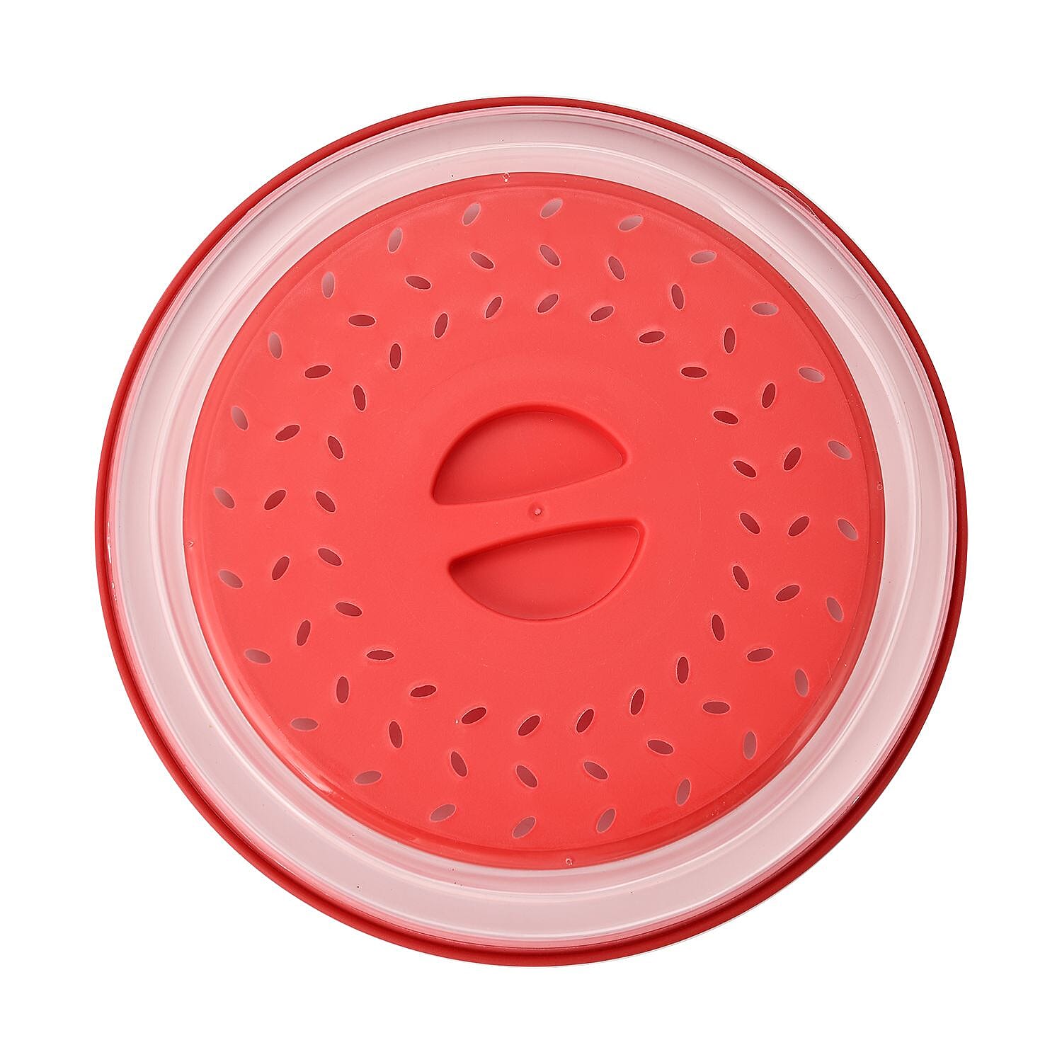 Foldable Microwave Pot, Fruit Basket or Colander (Size 26x7 cm) - Red