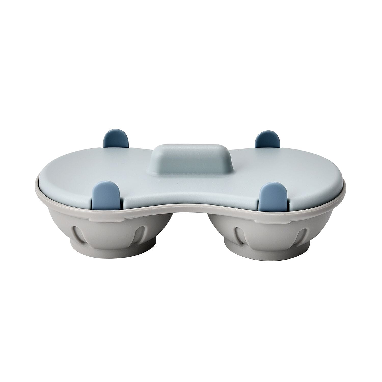 Easy Eggs in Minutes. Microwave Egg Cooker with Lid (Size 22x11x8 cm) - White