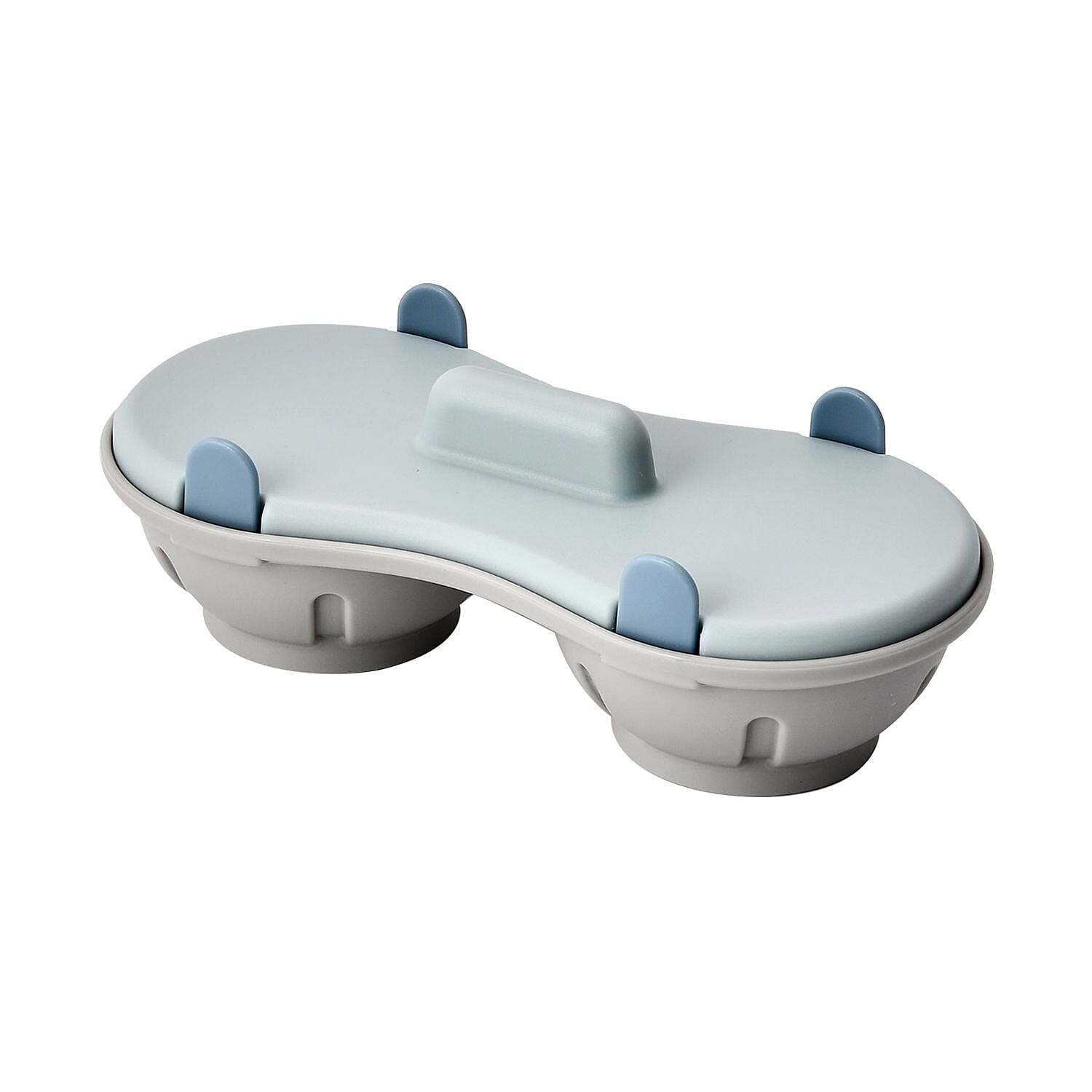 Easy Eggs in Minutes. Microwave Egg Cooker with Lid (Size 22x11x8 cm) - White