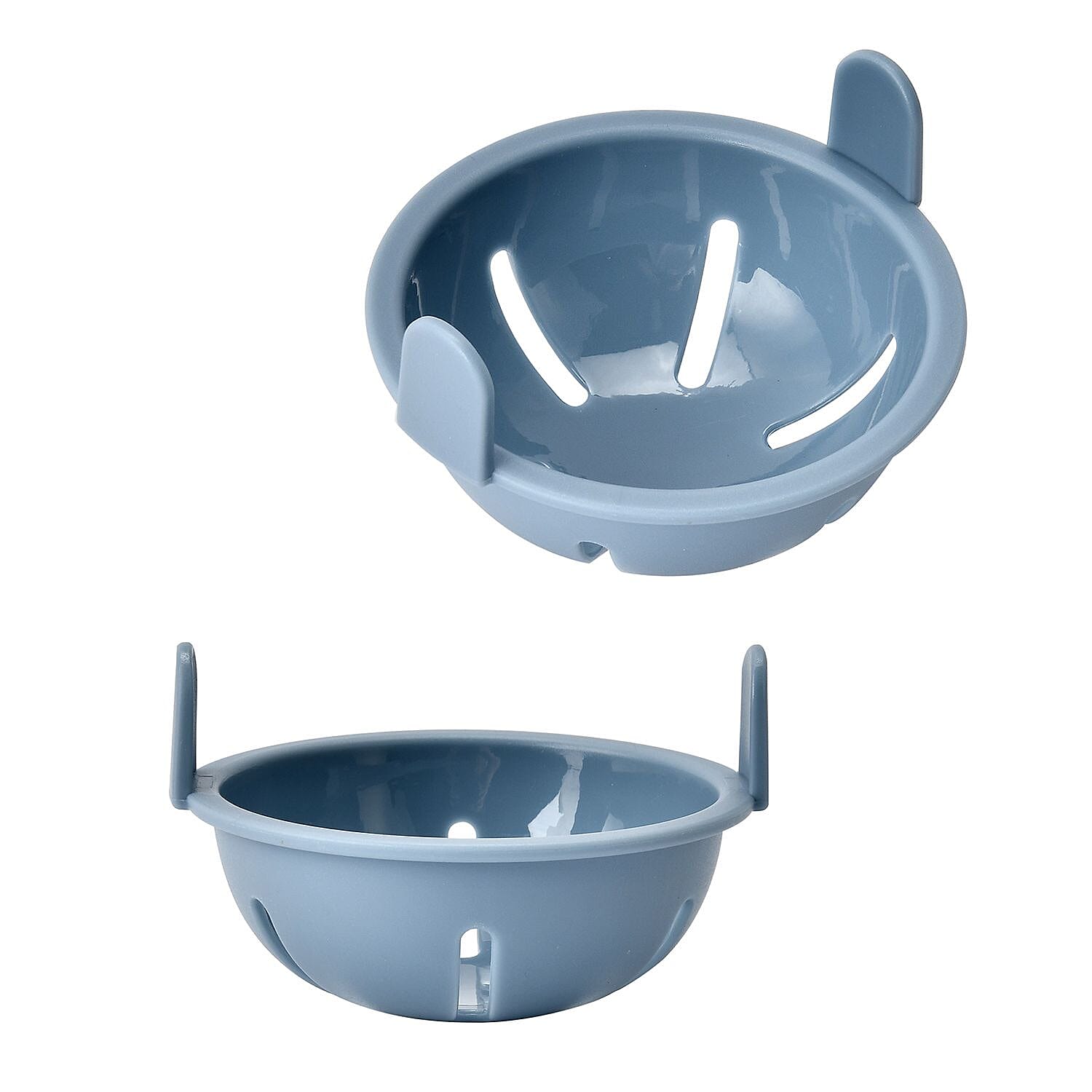 Easy Eggs in Minutes. Microwave Egg Cooker with Lid (Size 22x11x8 cm) - White