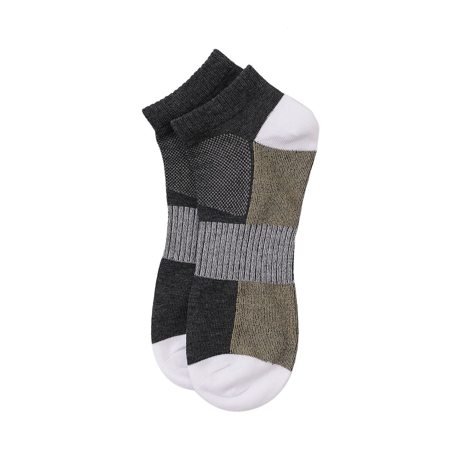 Socks - White & Light Gray