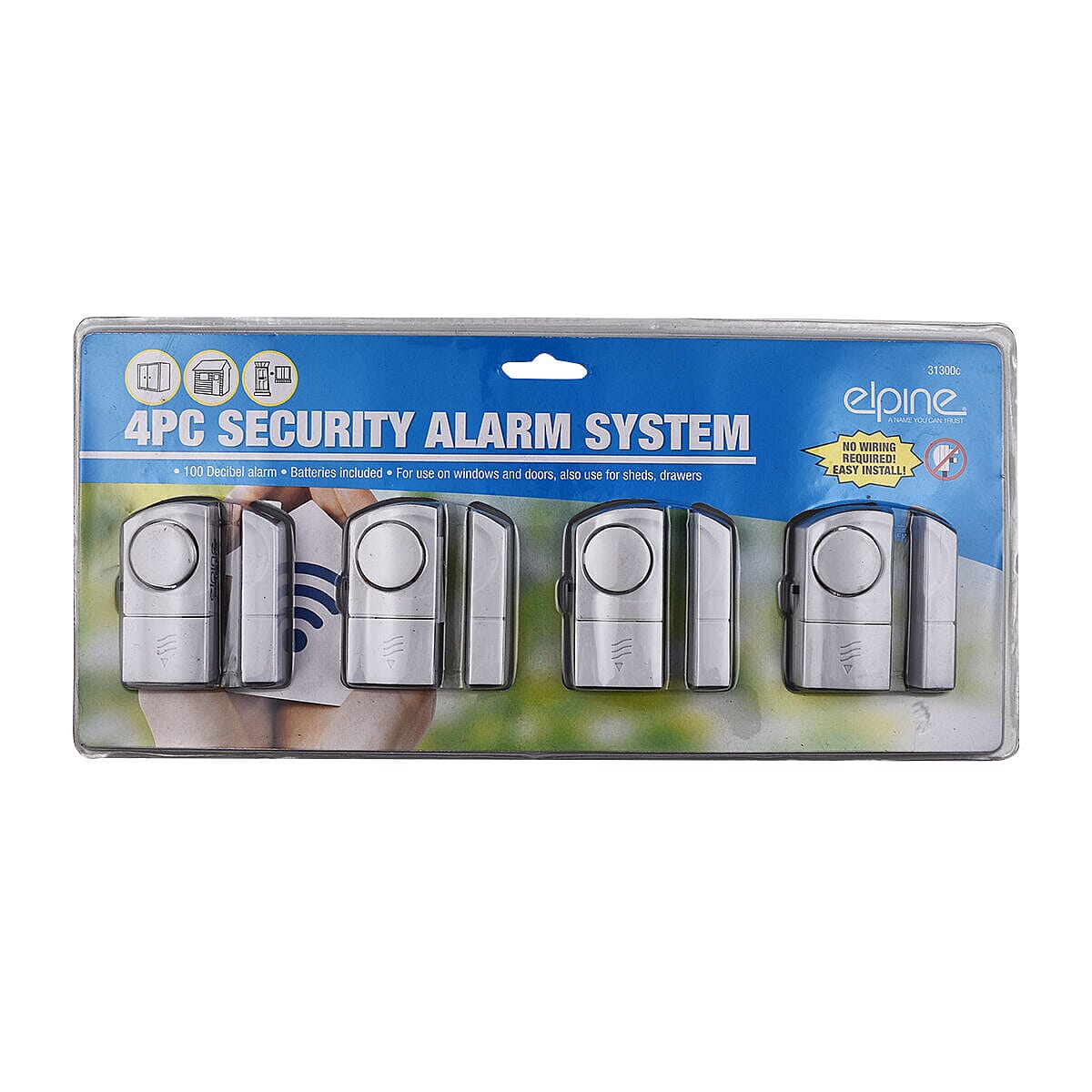 4pc Door & Window Security Alarm System