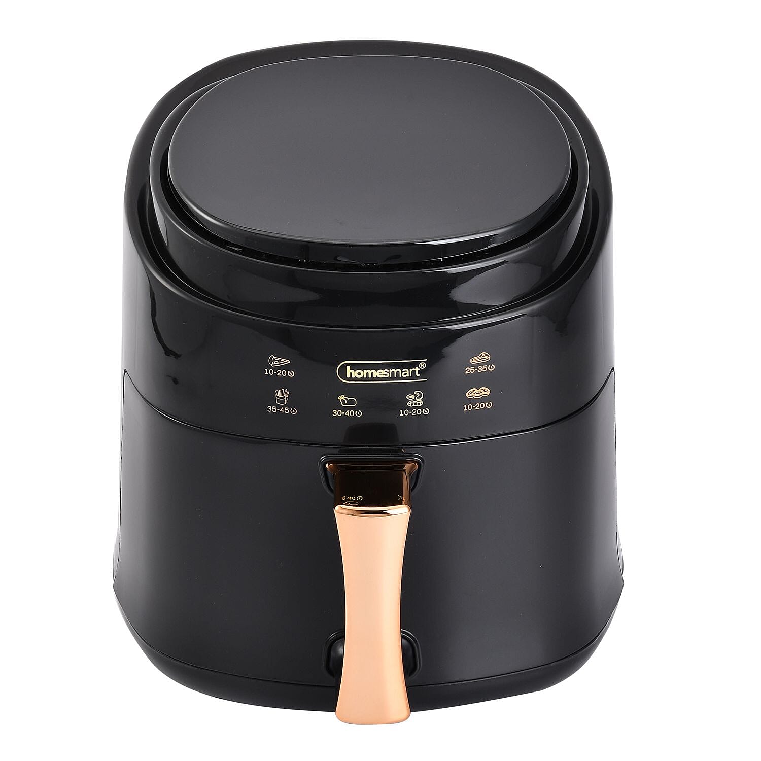 Digital Air Fryer, Air Fry, Roast, Reheat - Uses little to no oil, 8L, 10 Presets, (Size 30x26x25 cm) - Black (1400wts)