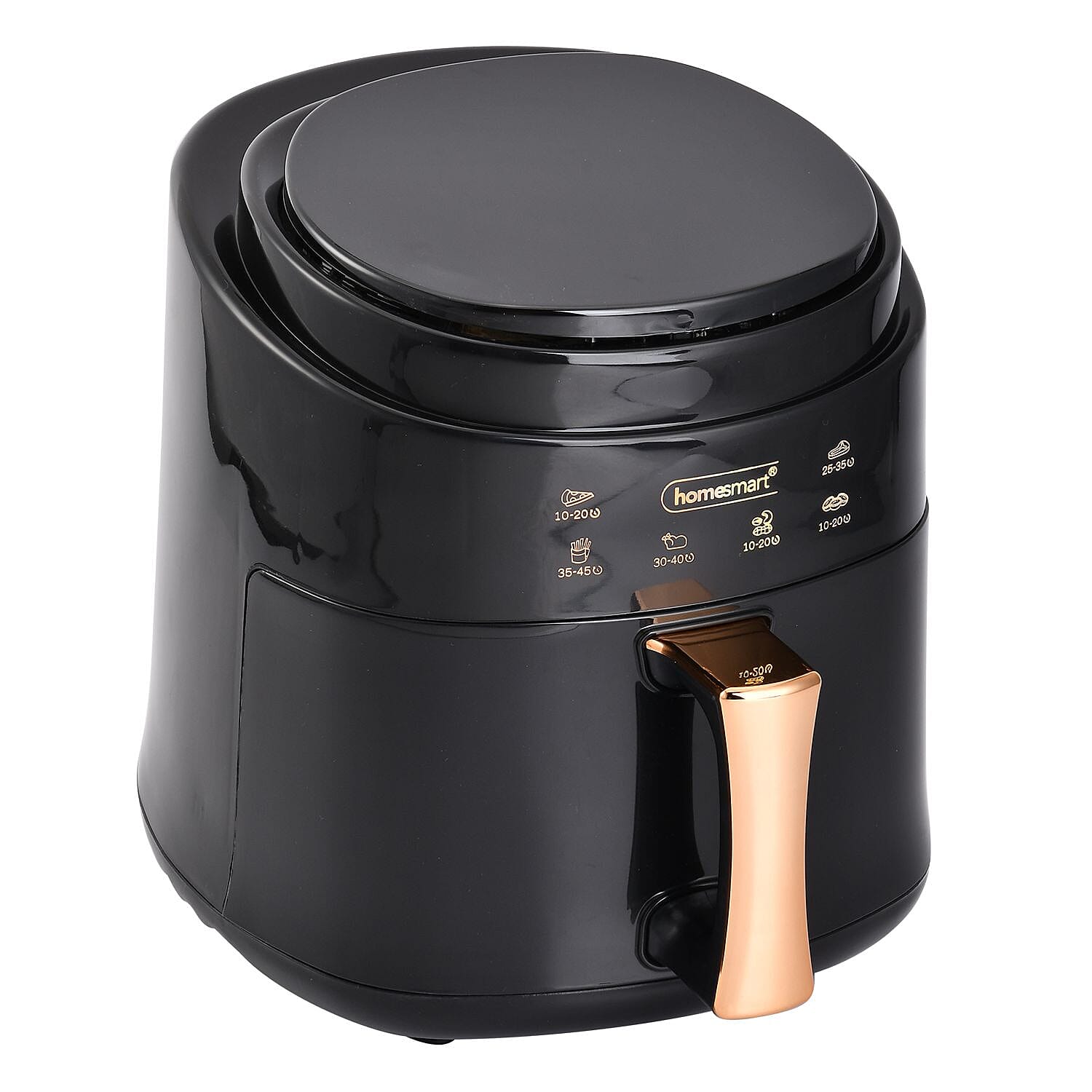 Digital Air Fryer, Air Fry, Roast, Reheat - Uses little to no oil, 8L, 10 Presets, (Size 30x26x25 cm) - Black (1400wts)