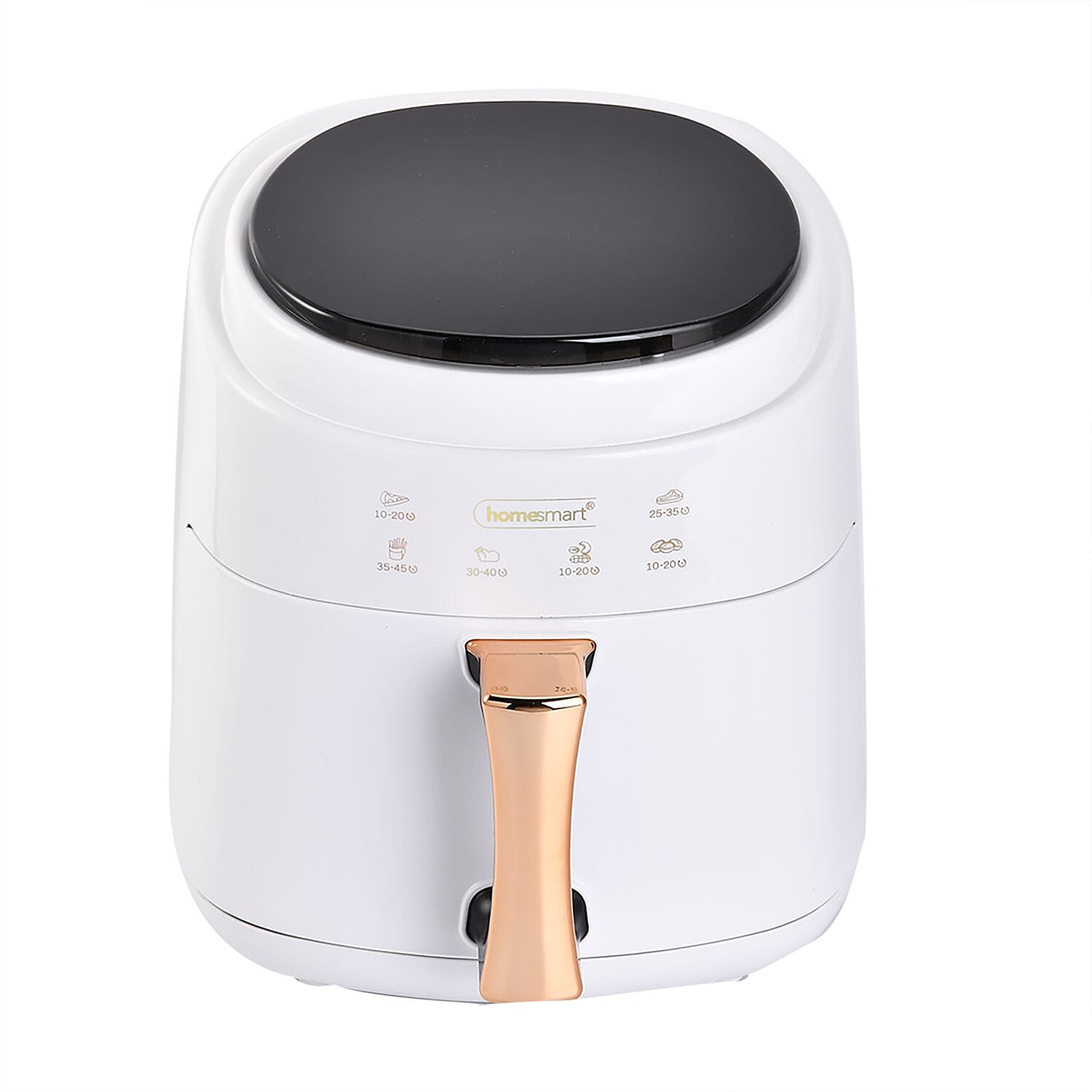 Digital Air Fryer, Roast, Reheat - Uses Little to No Oil, 8L, 10 Presets, (Size 30x26x25 cm) - White (1400wts)