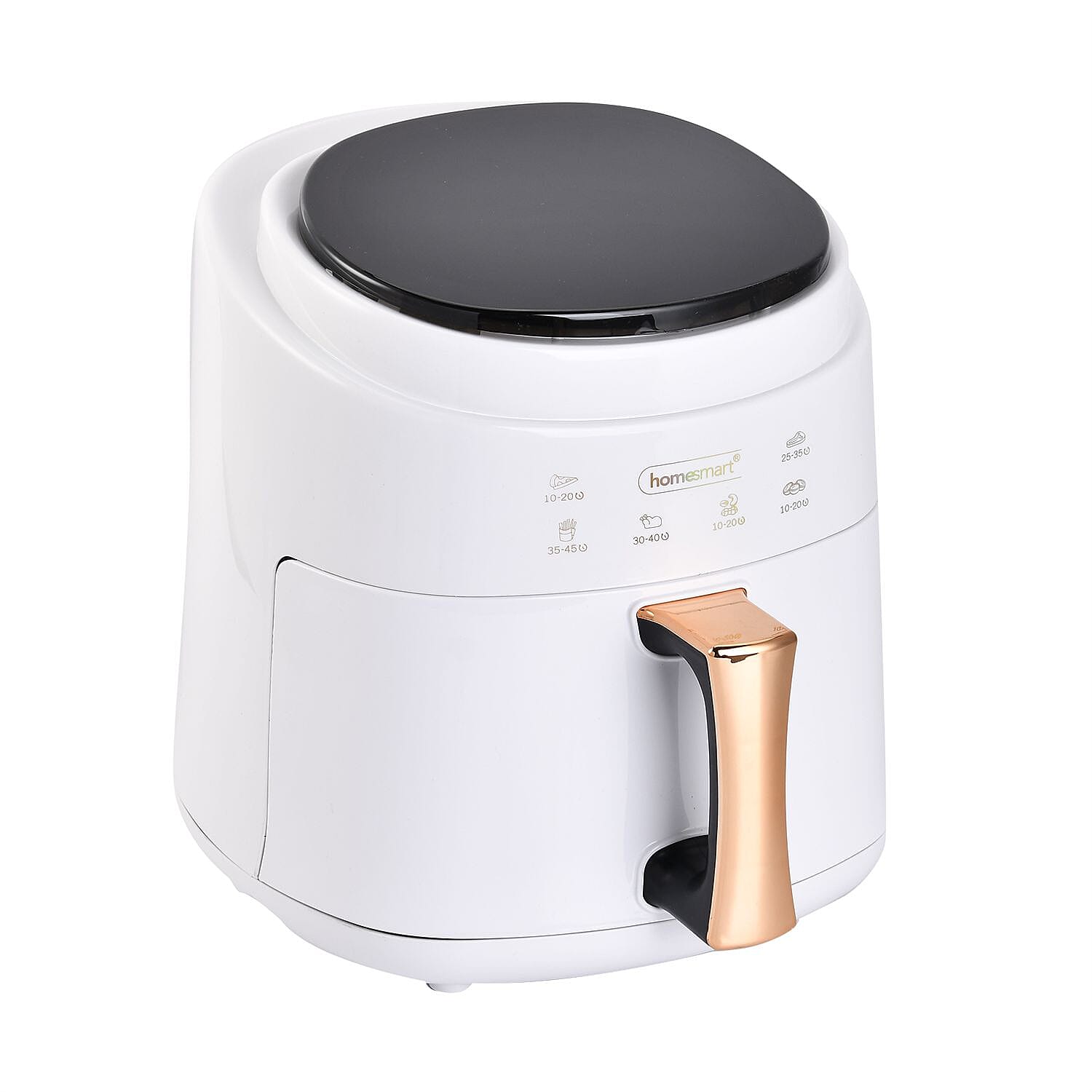 Digital Air Fryer, Roast, Reheat - Uses Little to No Oil, 8L, 10 Presets, (Size 30x26x25 cm) - White (1400wts)