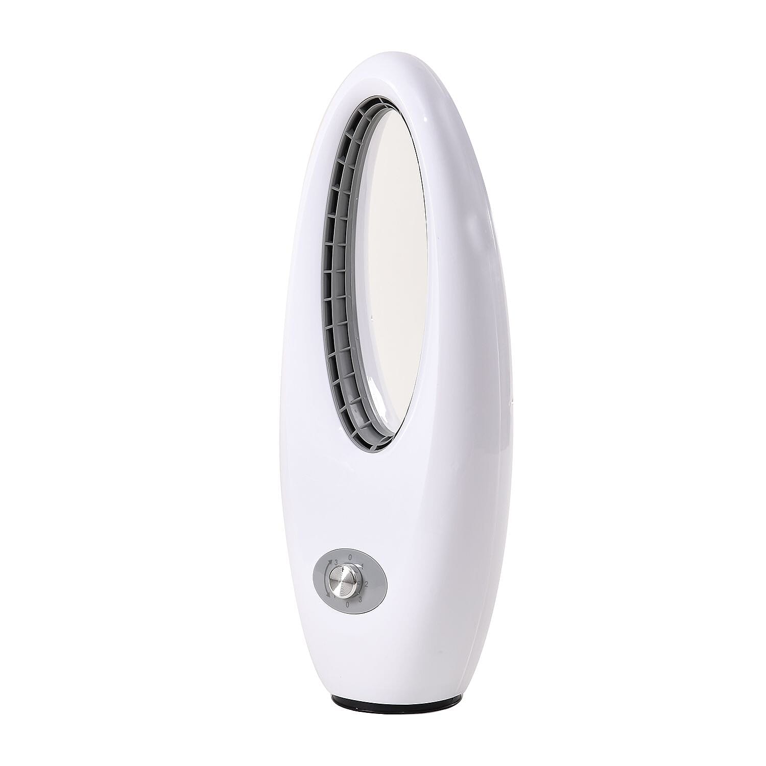 45W Bladeless Fan with 3 Wind Speeds & Oscillation (Energy Cost 1p per hour) White