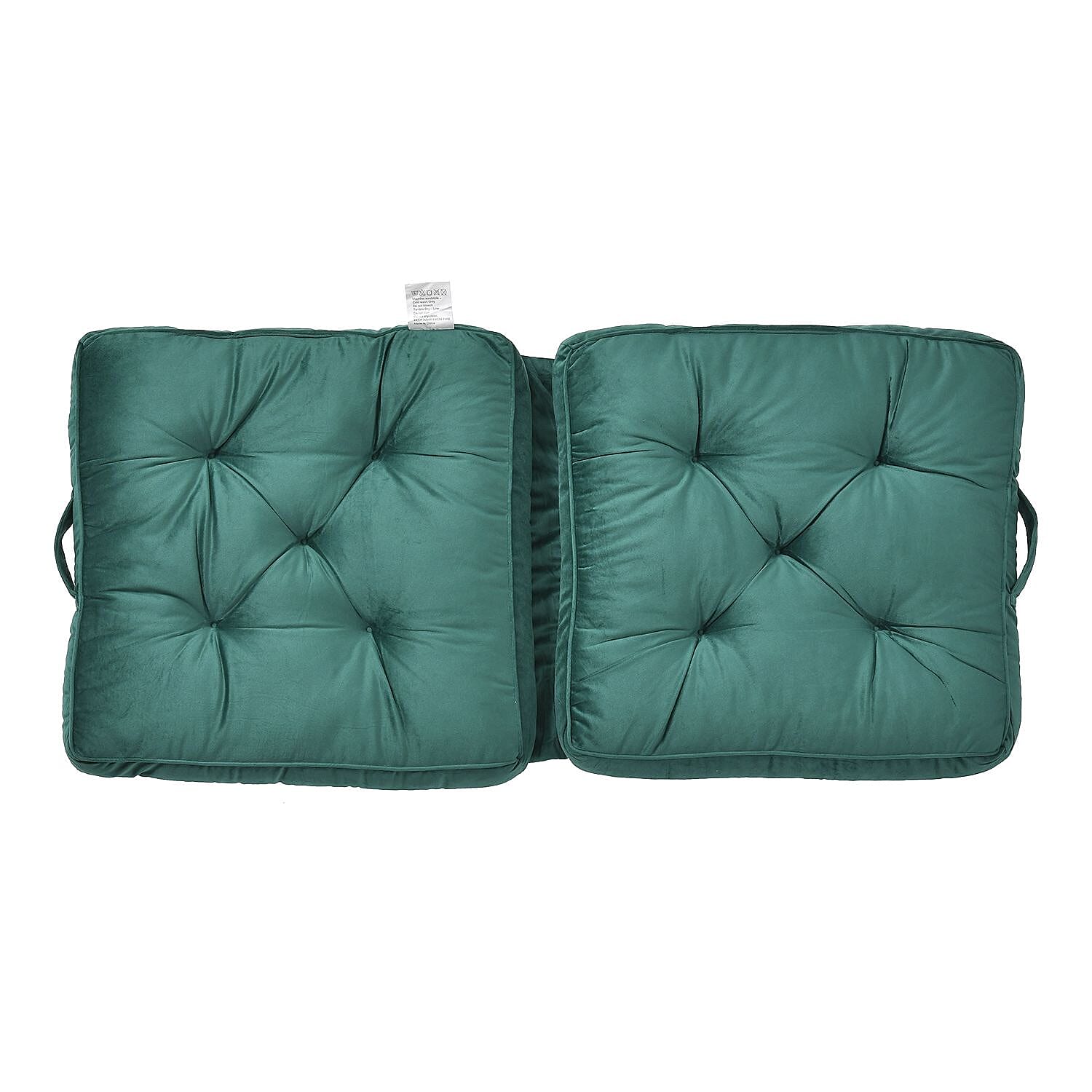 2 Back Support Armchair Booster Cushion - Green