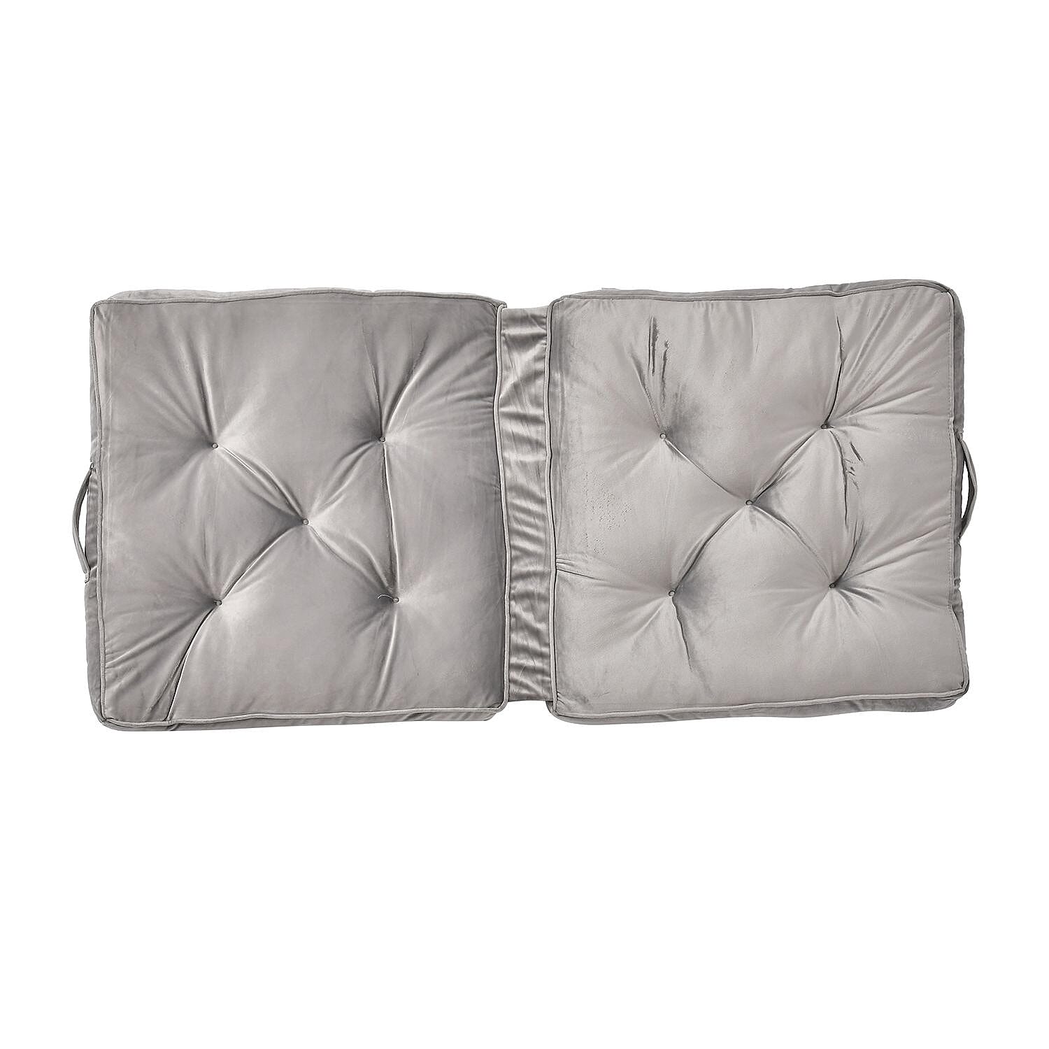 2 Back Support Armchair Booster Cushion - Grey