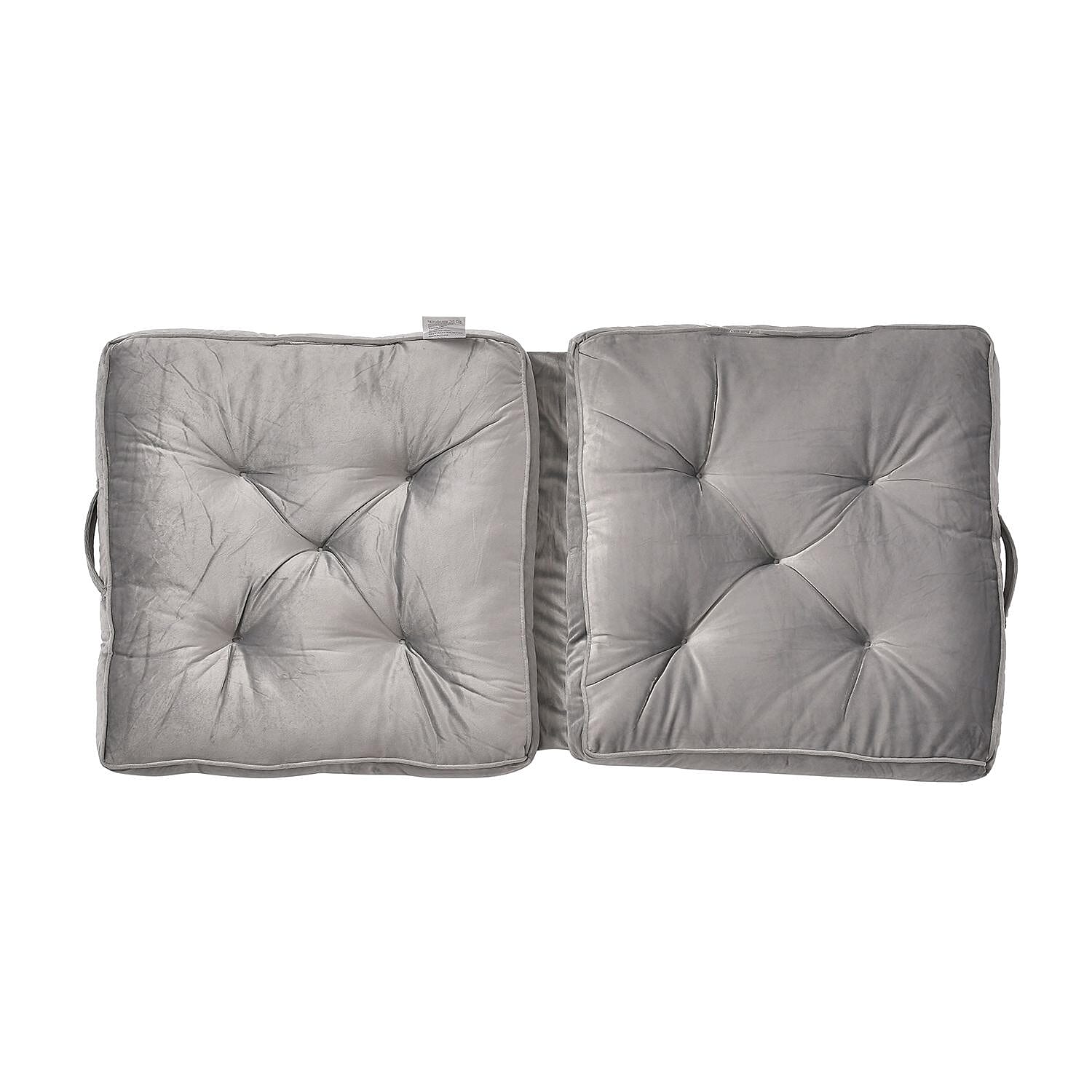 2 Back Support Armchair Booster Cushion - Grey