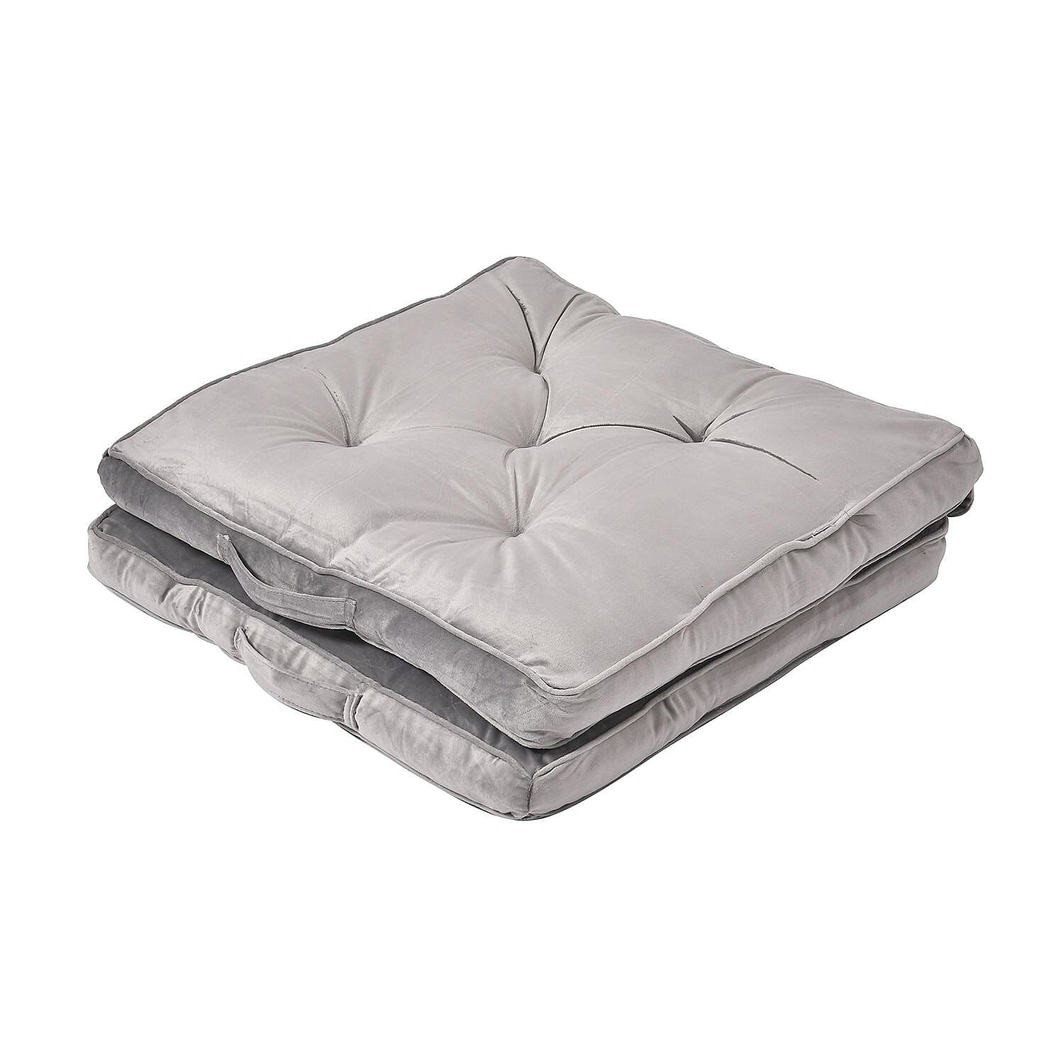 2 Back Support Armchair Booster Cushion - Grey