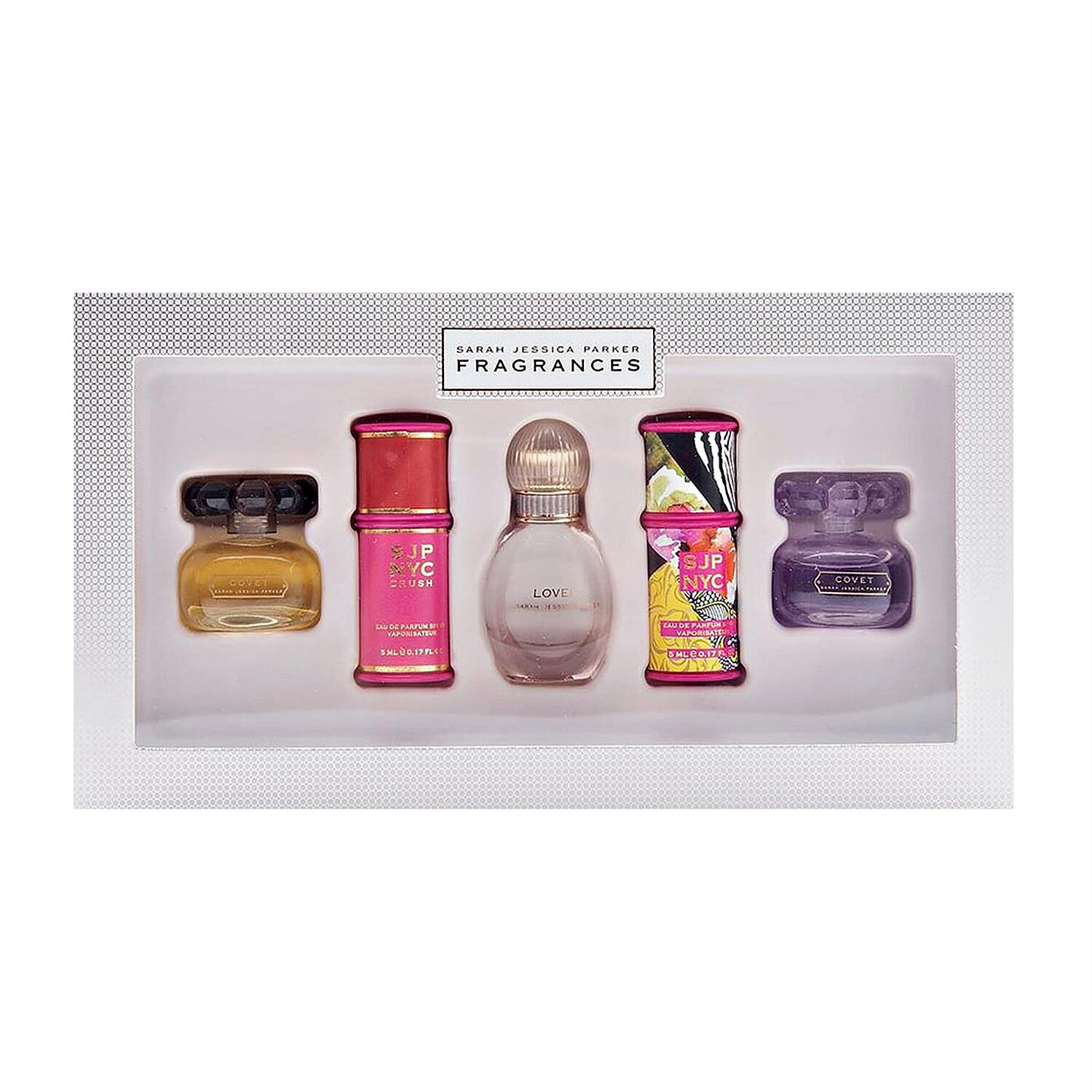 SJP: Mini Collection (Incl. Lovely Eau De Parfum - 5ml, NYC Eau De Parum - 5ml, NYC Crush Eau De Parfum - 5ml, Covet Eau De Parfum - 5ml & Covet Pure Bloom Eau De Parfum - 5ml)