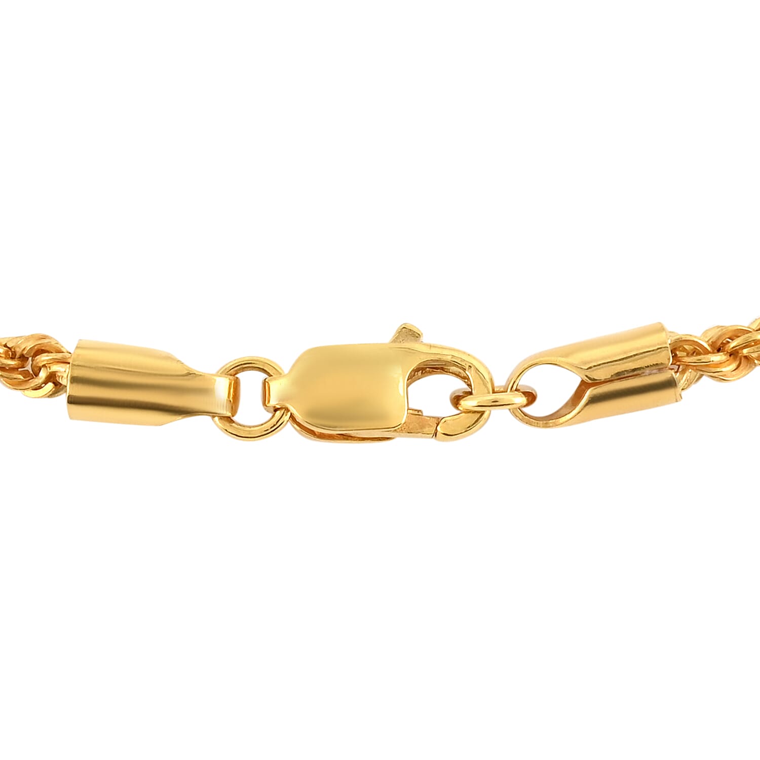 Hatton Garden Close Out Deal-  22K Yellow Gold Rope Necklace (Size - 18) with Lobster Clasp, Gold Wt 4.30 Gms