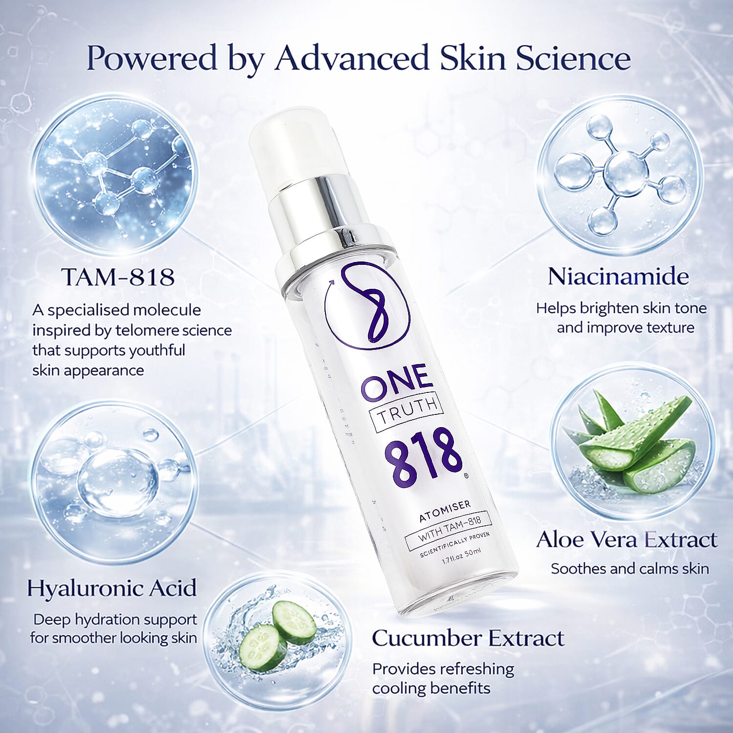 One Truth 818- Atomiser - 50ml