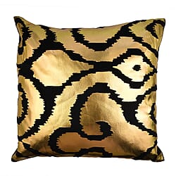 Set of 2 - Dutch Velvet Small Leaves Pattern Cushion Cover