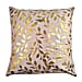 Set of 2 - Dutch Velvet Leaves Pattern Cushion Cover