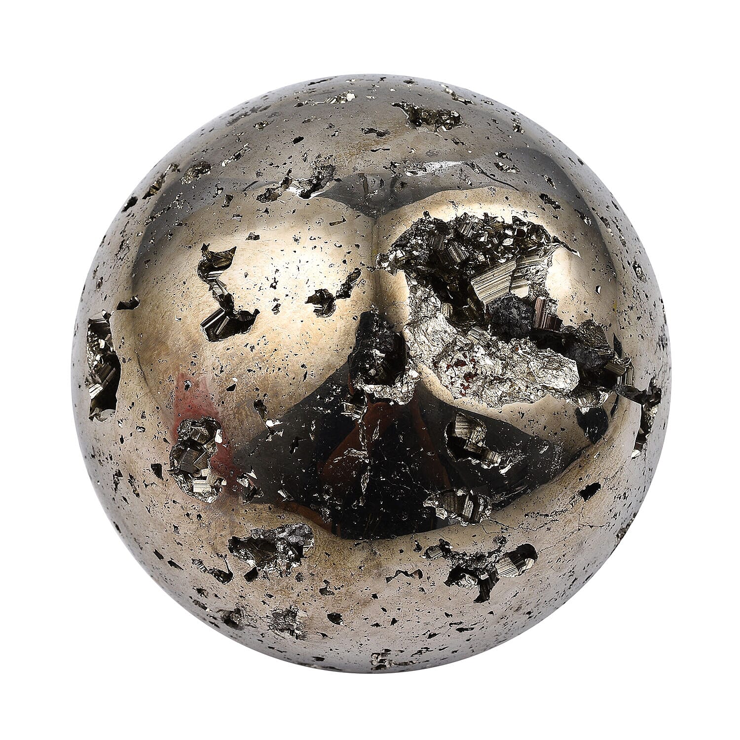 Gem Treasure From Peru- Pyrite Sphere 750 Ct