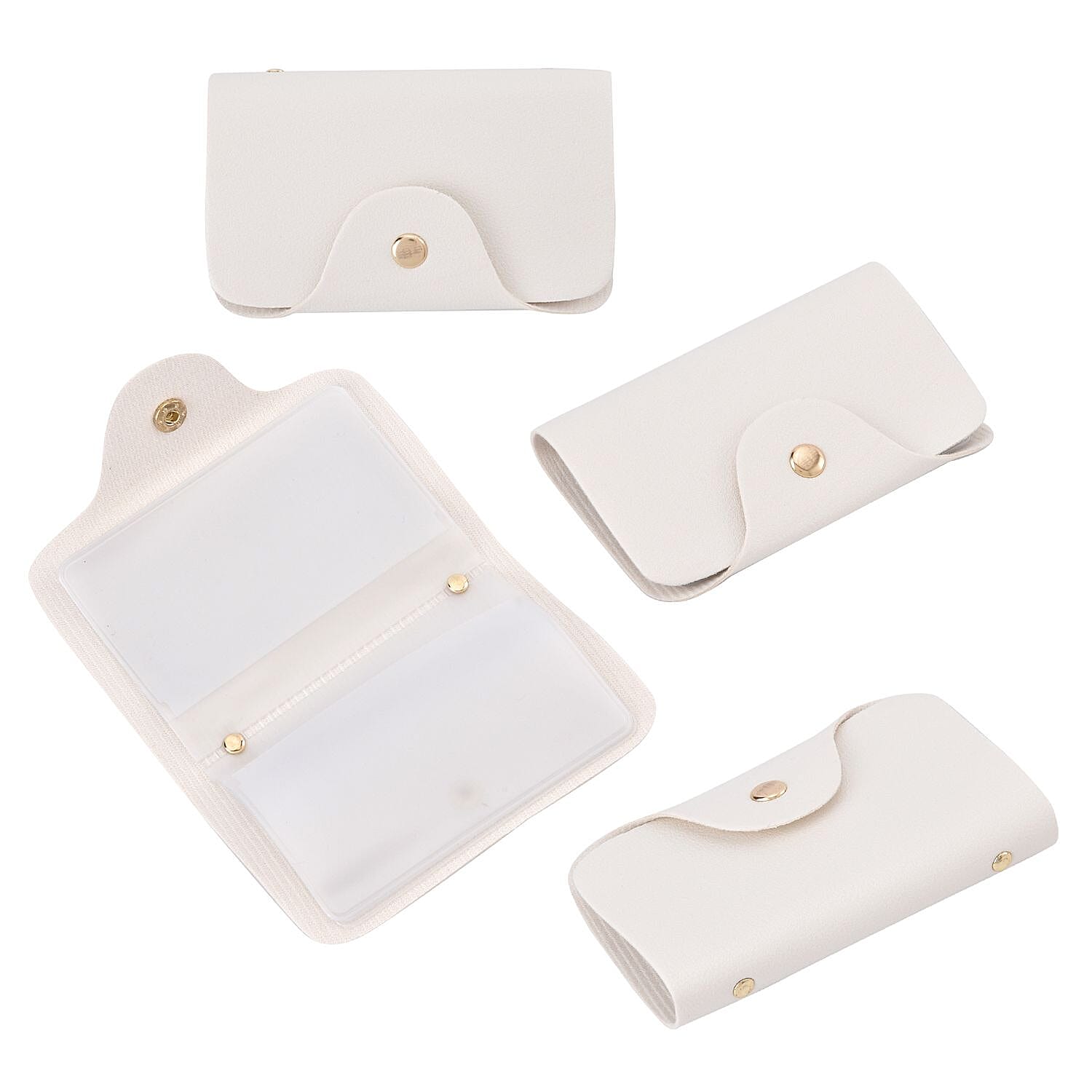 Set of 4 - Tote Bag, Crossbody Bag, Clutch Bag & Wallet - White