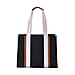 Designer Inspired- Canvas Tote Bag With Zipped Pocket - Handle Drop - Blue