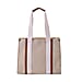 Designer Inspired- Canvas Tote Bag With Zipped Pocket - Handle Drop - Blue