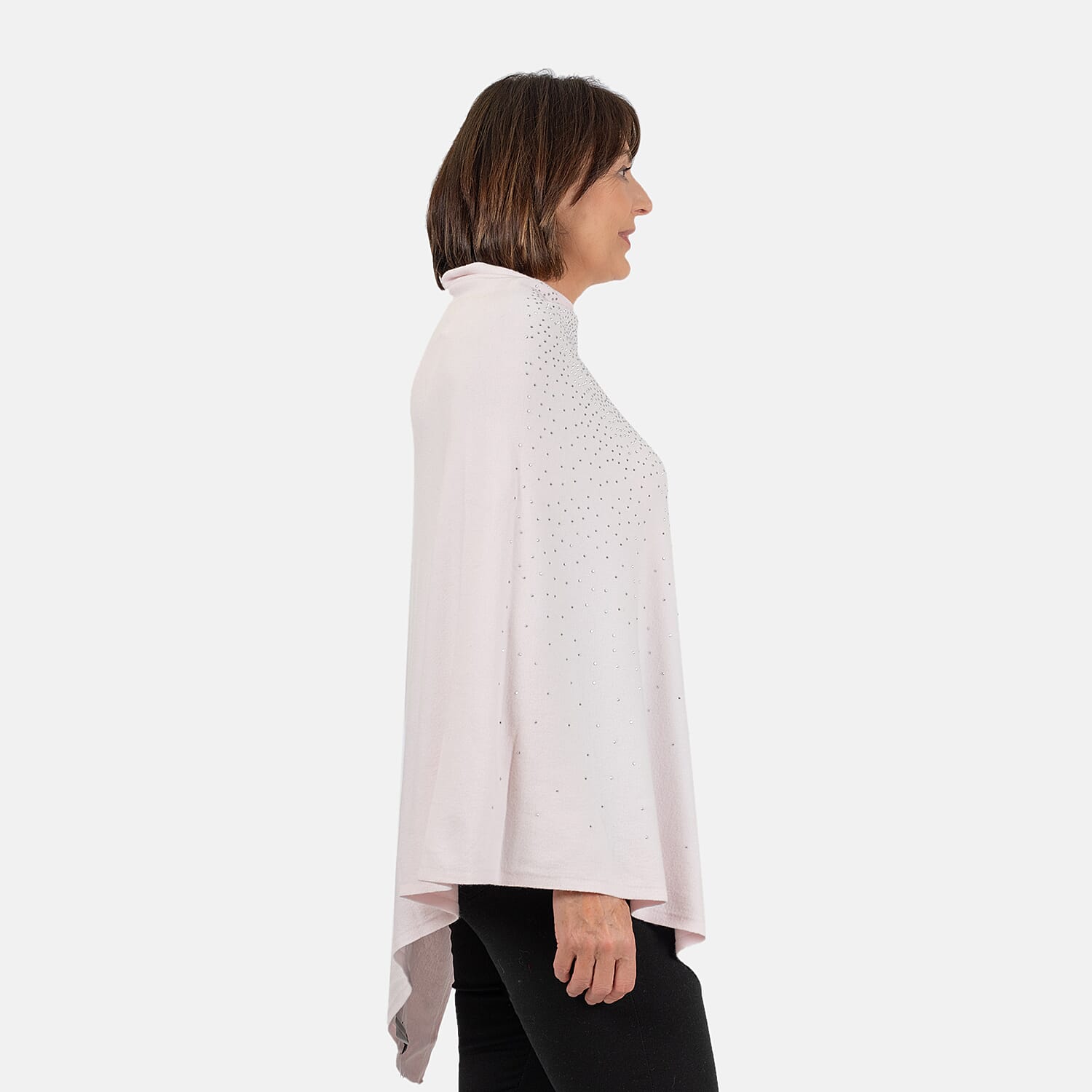 Kris Ana Stud Scatter Poncho (Size 8-18) - Pink