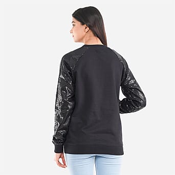 https://tjcuk.sirv.com/Products/73/0/7302837/TAMSY-100-Cotton-Sequin-Detailing-Sweatshirt-for-Women-Black_7302837_1.jpg?w=342&h=342