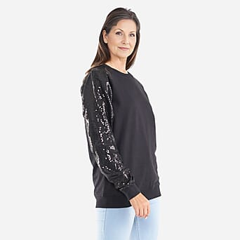 https://tjcuk.sirv.com/Products/73/0/7302837/TAMSY-100-Cotton-Sequin-Detailing-Sweatshirt-for-Women-Black_7302837_3.jpg?w=342&h=342