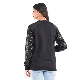 https://tjcuk.sirv.com/Products/73/0/7302839/TAMSY-100-Cotton-Sequin-Detailing-Sweatshirt-for-Women-Black_7302839_3.jpg?w=342&h=342