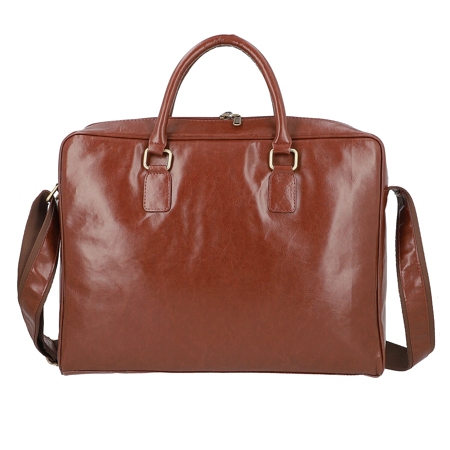 LA MAREY Laptop Bag with Adjustable Shoulder Strap (Size 41x30x6 Cm) - Brown