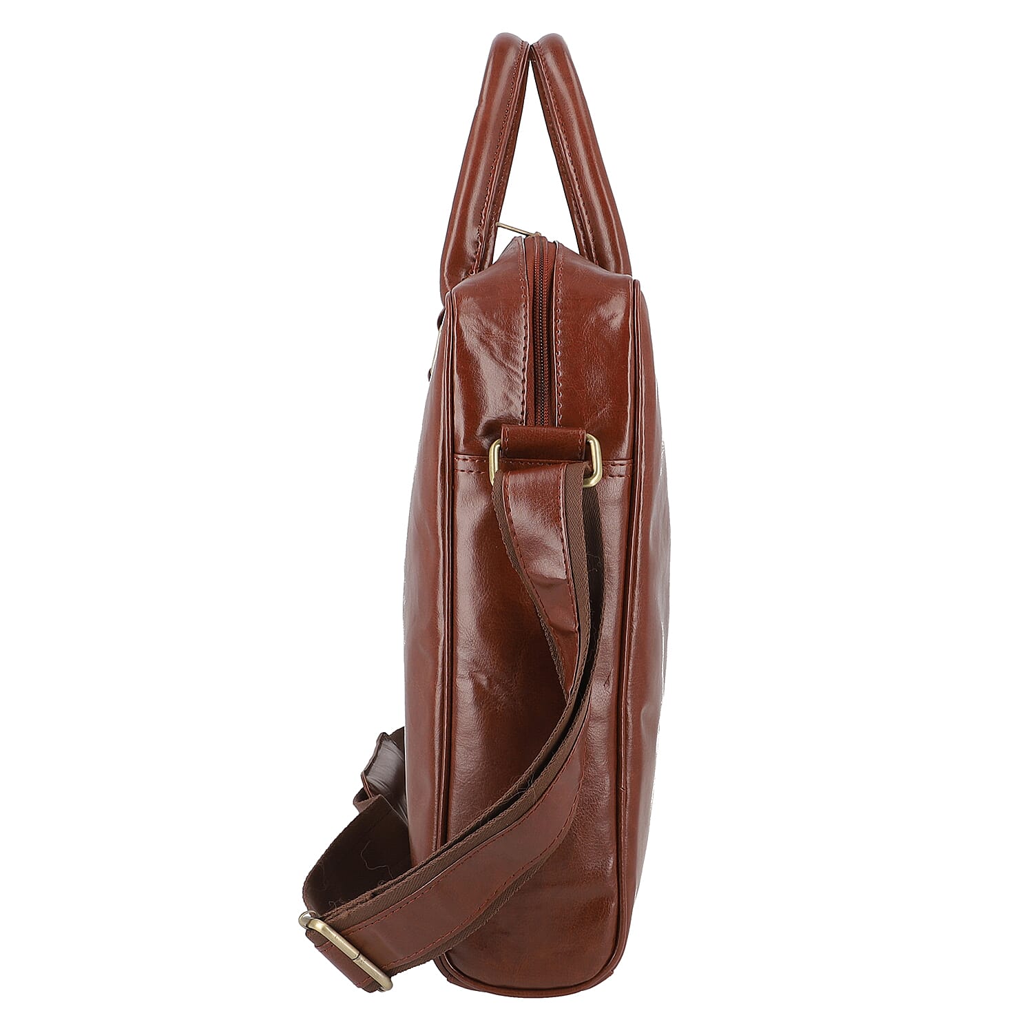 LA MAREY Laptop Bag with Adjustable Shoulder Strap (Size 41x30x6 Cm) - Brown