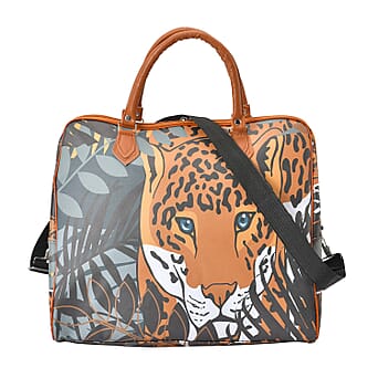 https://tjcuk.sirv.com/Products/73/0/7303274/Tiger-Head-Leaves-Pattern-Tote-Bag-with-Handle-Drop-Detachable-Shoulde_7303274.jpg?w=342&h=342