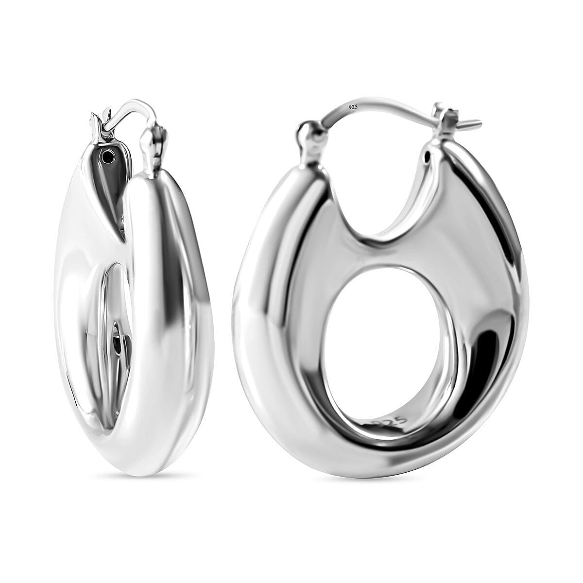 Sterling Silver Earrings (With Clasp), Silver Wt. 6.50 Gms