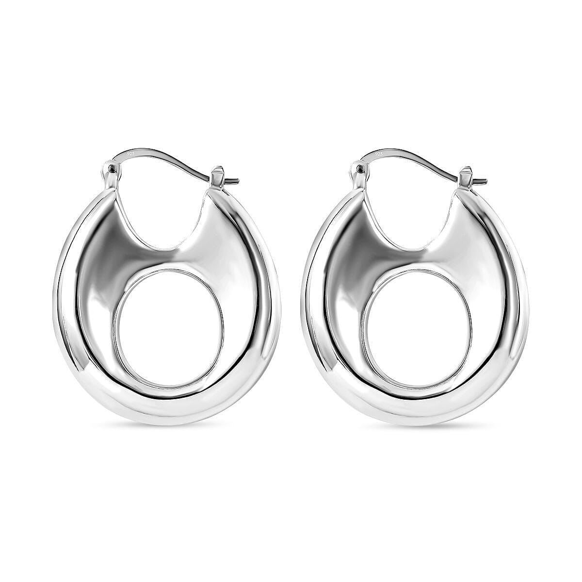Sterling Silver Earrings (With Clasp), Silver Wt. 6.50 Gms