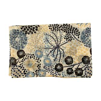 TAMSY Wool Printed Scarf  - Beige