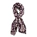 Tamsy Cotton Printed Scarf (Size 180x75 cm) - Red and Beige