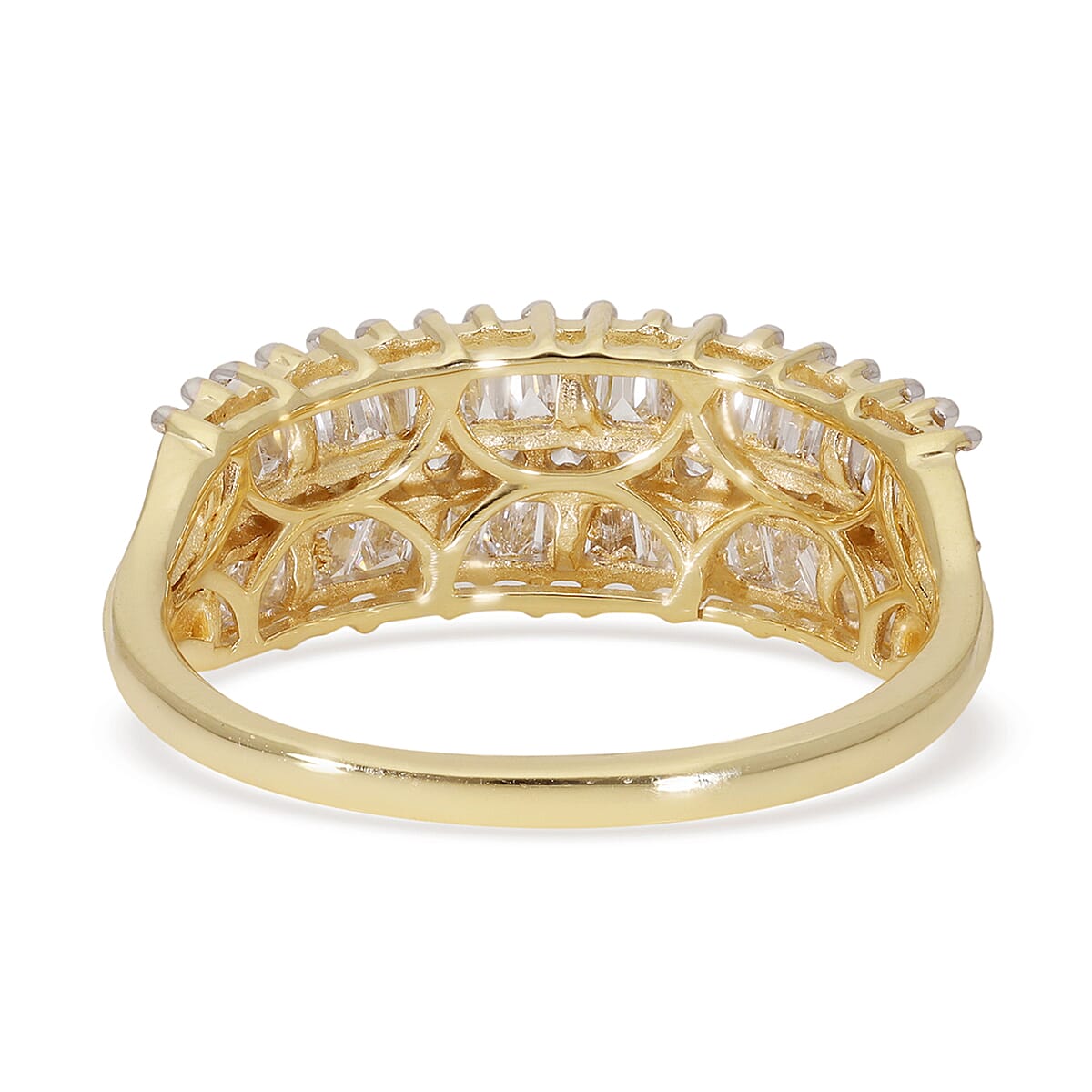 ILIANA 18K Yellow Gold IGI Certified Diamond (SI-G-H) Ring 1.15 Ct.